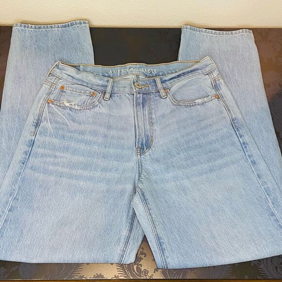 American Eagle Outfitters 90’s Straight Jeans size 10 - Picture 6 of 13
